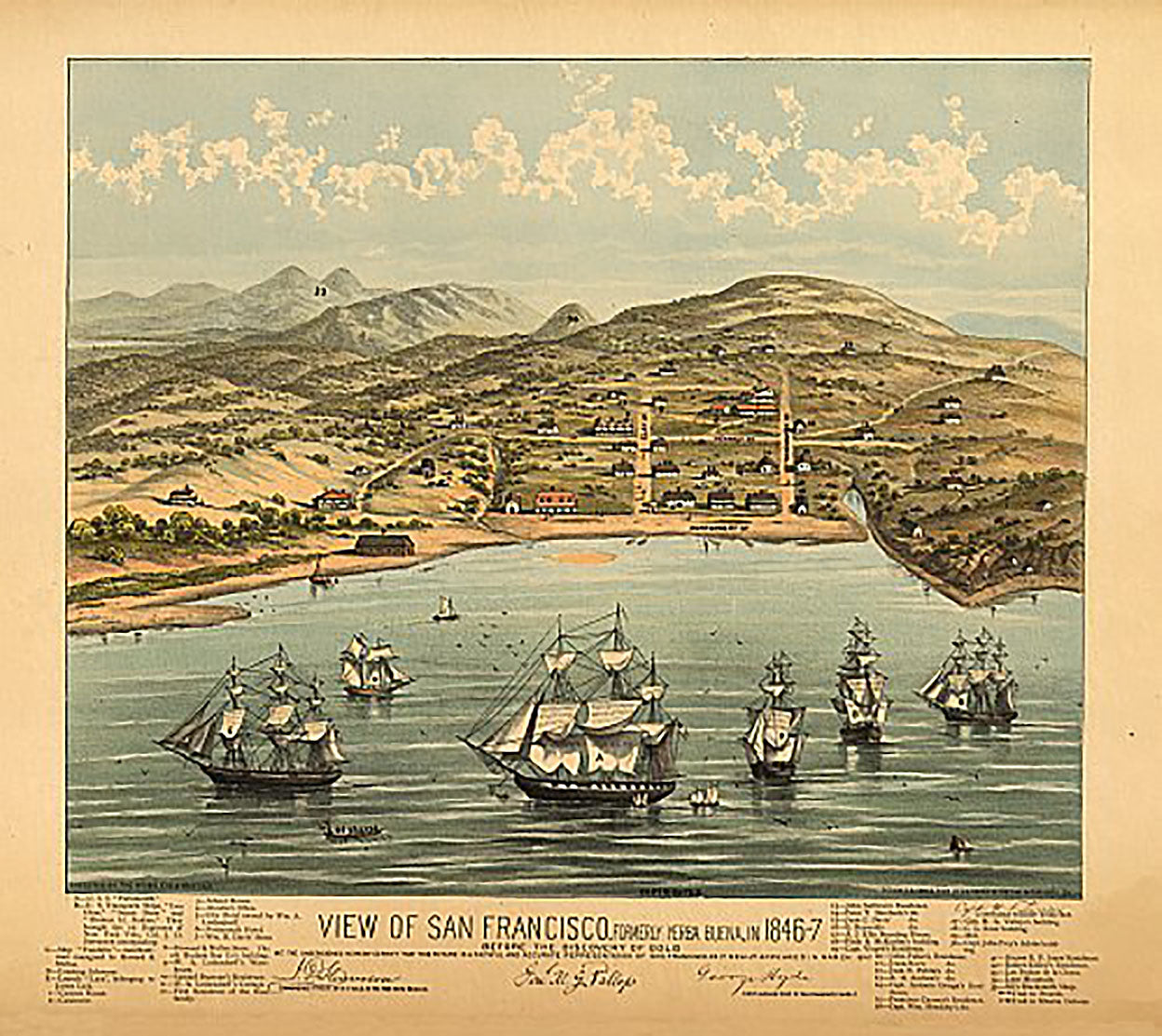 San Francisco, formerly Yerba Buena, in 1846-7