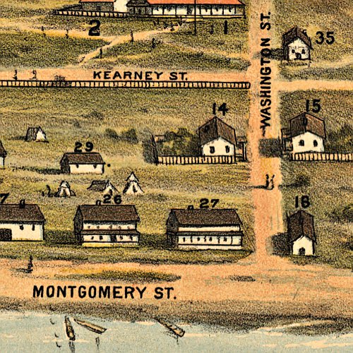 San Francisco, formerly Yerba Buena, in 1846-7