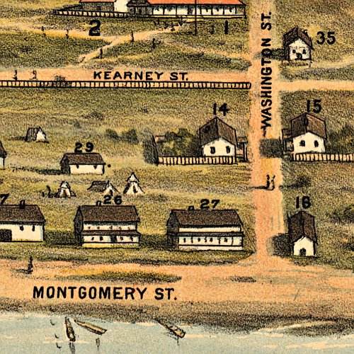 San Francisco, formerly Yerba Buena, in 1846-7