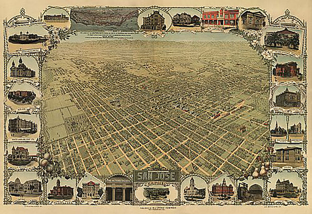 San Jose, California by N J Stone, 1901