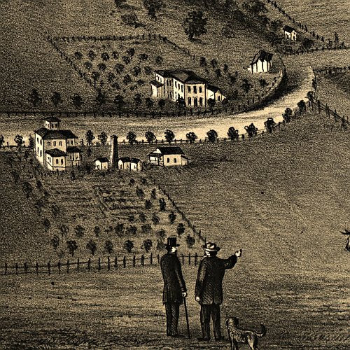 Santa Barbara, California by E S Glover, 1877