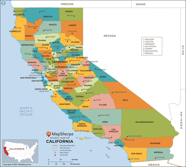 California County Map