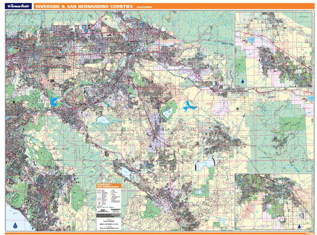 Riverside and Sen Bernadino Counties by Rand McNally