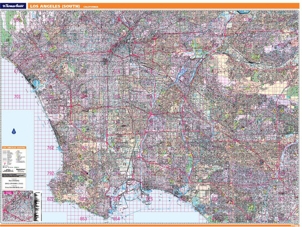 South Los Angeles by Rand McNally