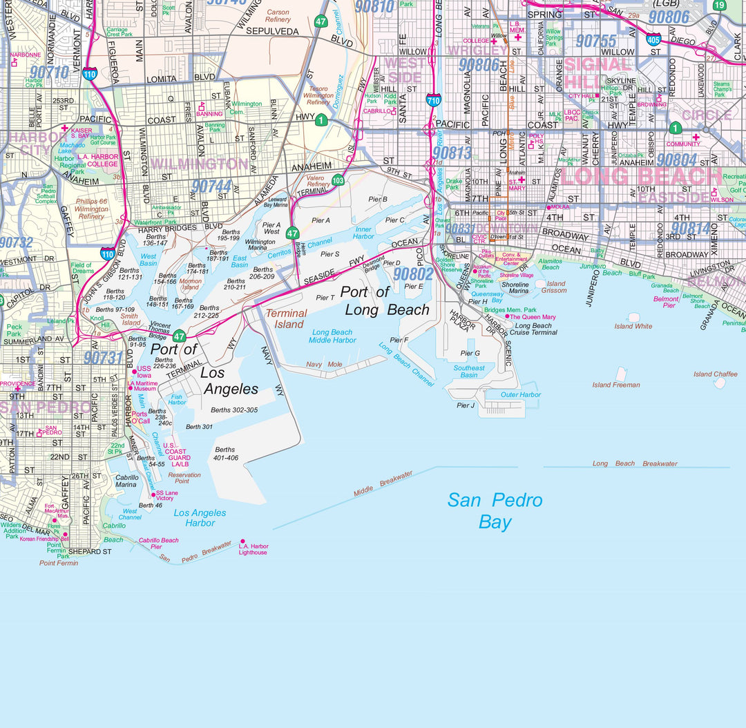 Greater Los Angeles Metro Area by Metro Maps
