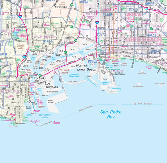 Greater Los Angeles Metro Area by Metro Maps – American Map