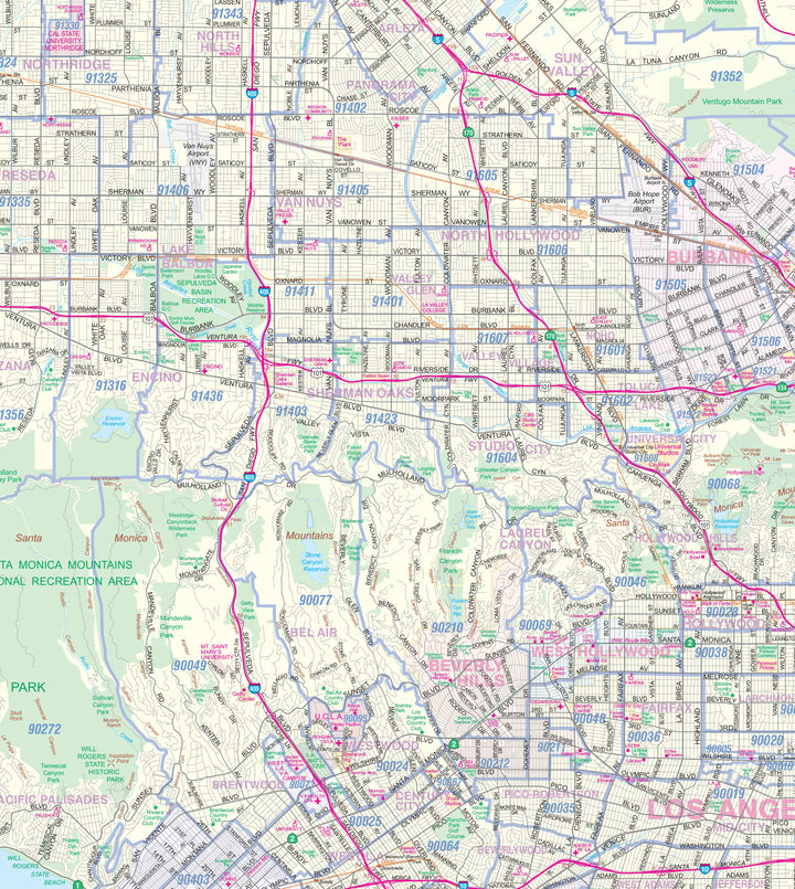 Greater Los Angeles Metro Area by Metro Maps