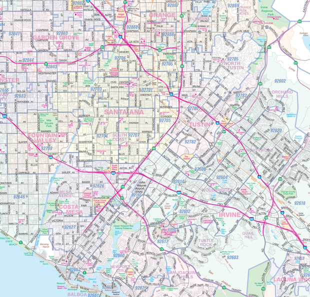 Greater Los Angeles Metro Area by Metro Maps