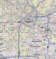 Greater Los Angeles Metro Area with Shaded Relief