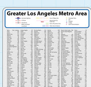 Greater Los Angeles Metro Area with Shaded Relief