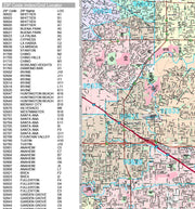 Premium Style Wall Map of Anaheim by Market Maps