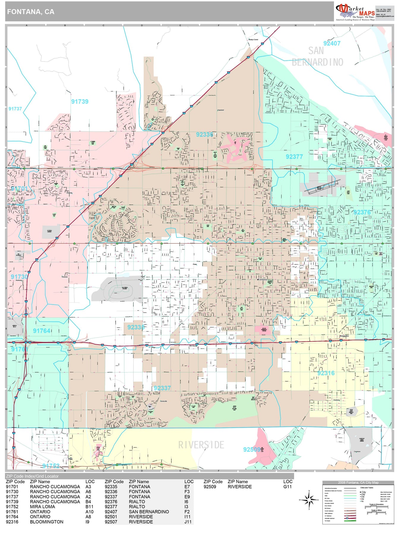 Fontana Zip Code Map Zarla Kathryne