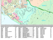 Premium Style Wall Map of Irvine, CA by Market Maps