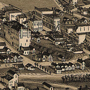 Bird's eye view of Golden Colorado, 1882