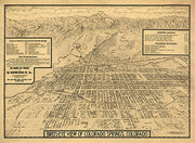 Bird's eye view of Colorado Springs, Colorado, 1909