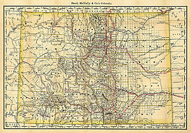 Rand, McNally & Co.'s Colorado, 1879