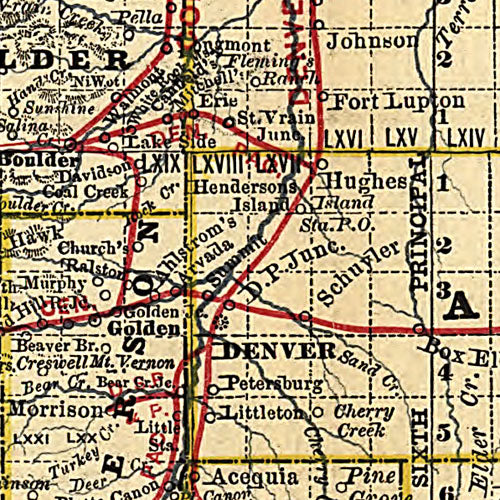 Rand, McNally & Co.'s Colorado, 1879