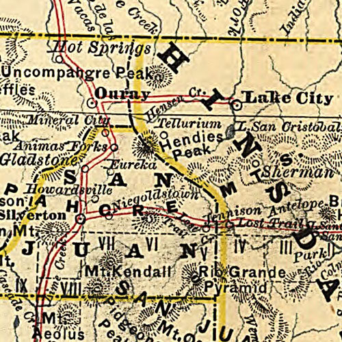 Rand, McNally & Co.'s Colorado, 1879