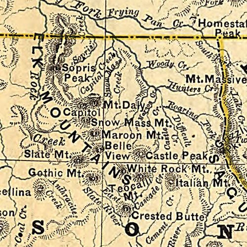 Rand, McNally & Co.'s Colorado, 1879