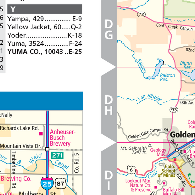 Colorado by Rand McNally