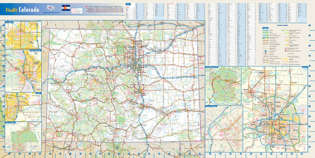 Colorado Wall Map by Globe Turner