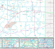 Premium Style Wall Map of Colorado by Market Maps