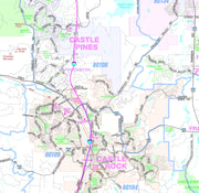 Denver Regional Area by Metro Maps