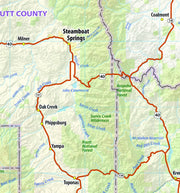 Colorado Wall Map with Shaded Relief