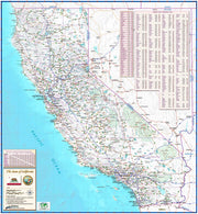 California Executive Wall Map