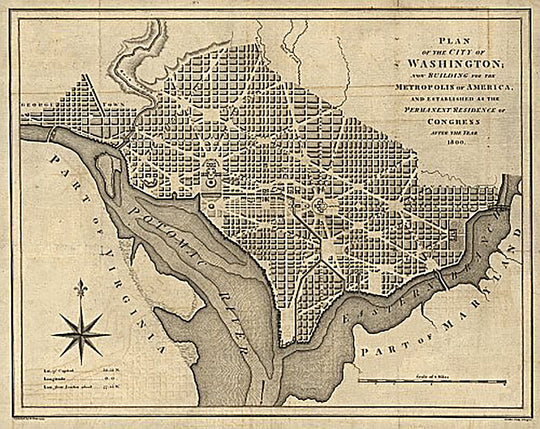Washington DC Historical Maps – American Map Store