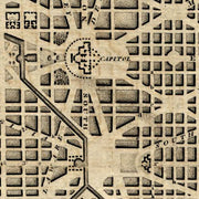 Plan of the city of Washington by William Bent, 1793