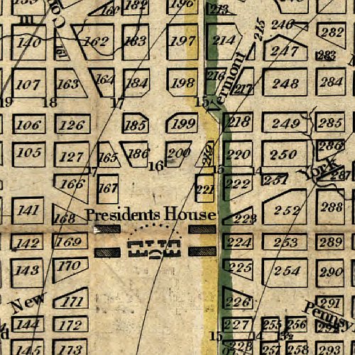 Plan of the city of Washington by William Elliot, 1835