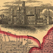 Johnson's Georgetown and the city of Washington, 1862