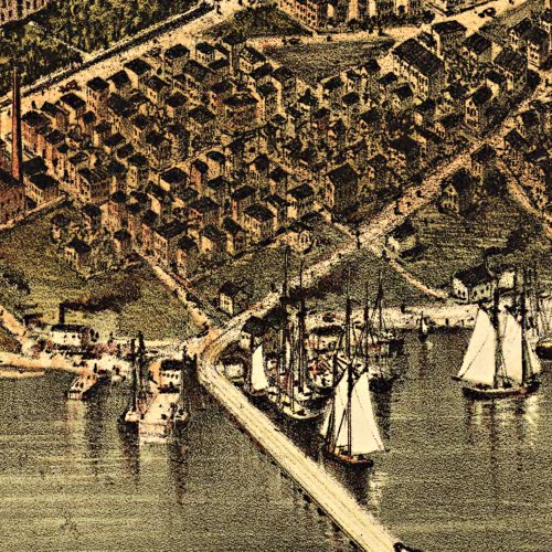 The City of Washington by Currier &amp; Ives, 1892