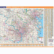 Baltimore & DC Regional Map by Rand McNally