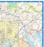 Washington DC Metro Area Wall Map