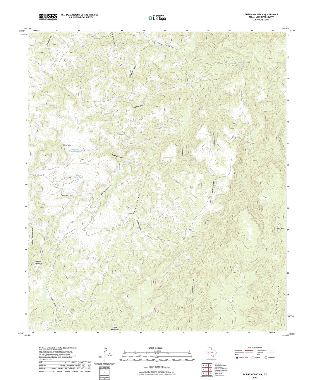 Current USGS TOPO Map - Select Your Quadrangle
