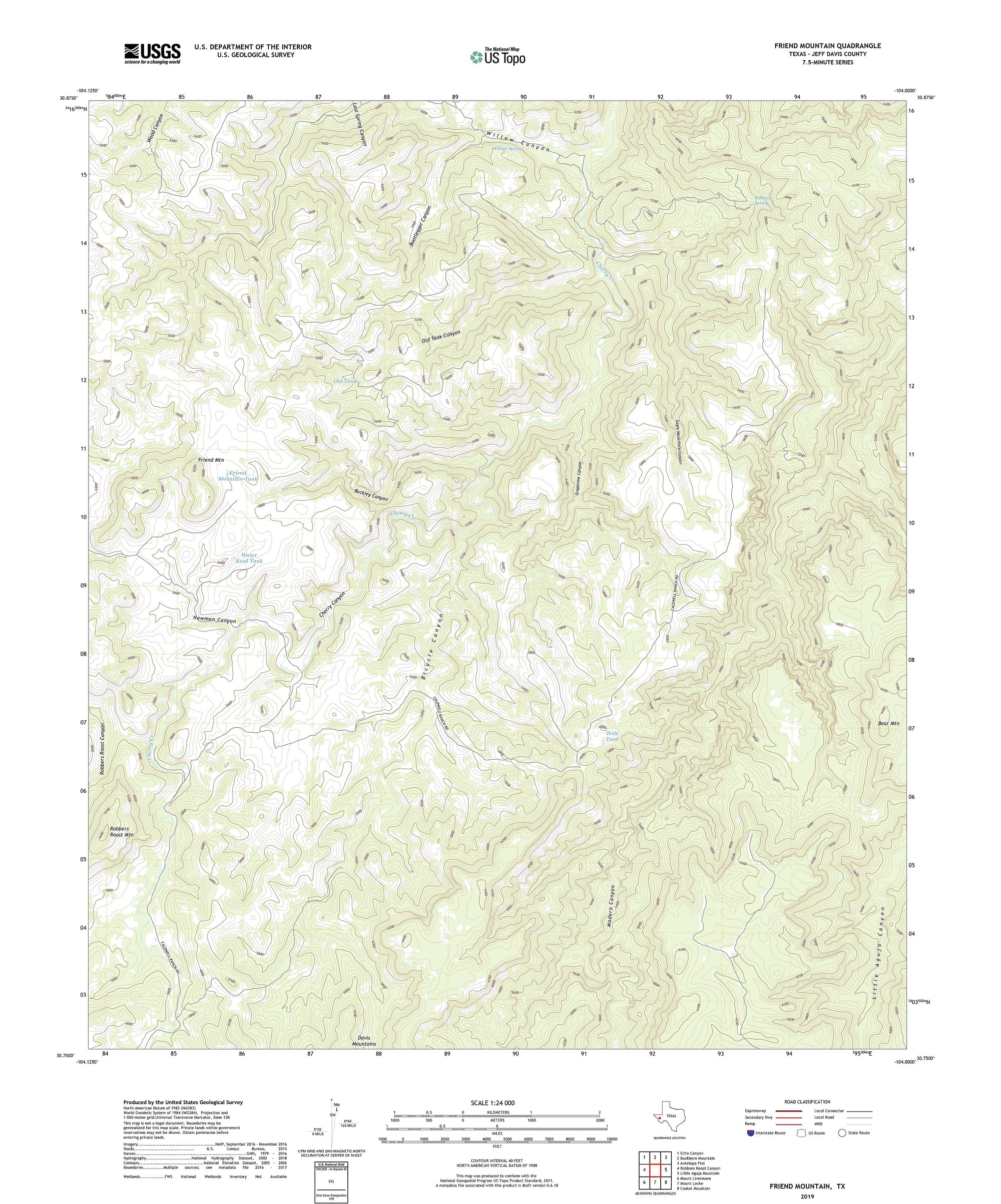 Current USGS TOPO Map - Select Your Quadrangle