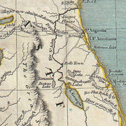 A New Map of Part of the United States of North America, Containing the Carolinas and Georgia, also the Floridas and Part of the Bahama Islands, 1806