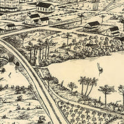 Bird's eye view of Longwood Florida, 1885