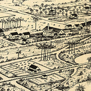 Bird's eye view of Longwood Florida, 1885