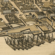 Birds eye view of Jacksonville, Fla. 1876