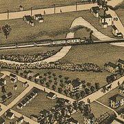 Birds eye view of Jacksonville, Fla. 1876