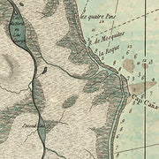 Reduced map of the sides and the inside of the isle of Florida, in French, 1780