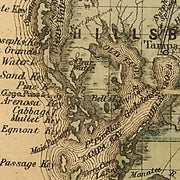 Drew's new map of the state of Florida, 1874