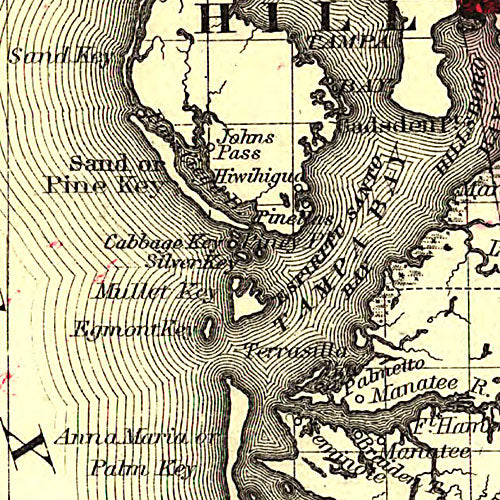 Maps showing the Florida Transit and Peninsula Rail Road and its connections, 1882