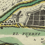 Plano de la ciudad y puerto de San Agustin de la Florida, 1783