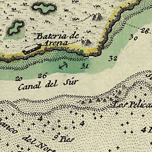 Plano de la ciudad y puerto de San Agustin de la Florida, 1783