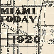 Map of the city of Miami and environs showing the greater Miami development and the estimated expansion for 1935