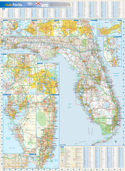 Florida Wall Map by Globe Turner